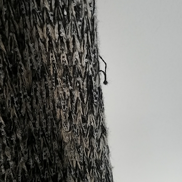 SKIES ARE BLUE Draped open knitted sweater S - Picture 6 of 7